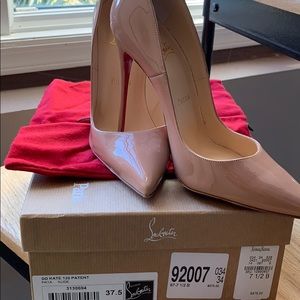 Louboutin So Kate 120 Patent heels
